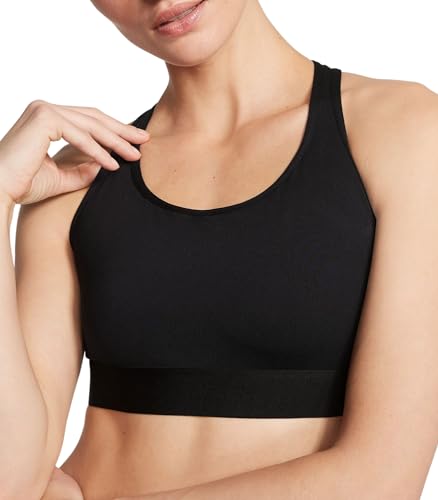 Victoria's Secret Black Racerback Sports Bra, Women's Medium