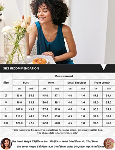 Ekouaer V Neck Satin Nightgown in Chocolate