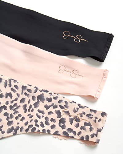 Jessica Simpson Microfiber Lace Thong Panties 6-Pack