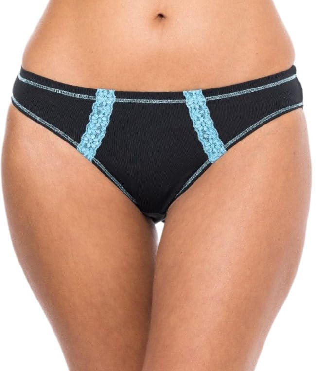 Sexy Basics Women’s 12 Pack Bikini Brief Panties | Ultra-Soft & Silky Nylon -Spandex Stretch Underwear