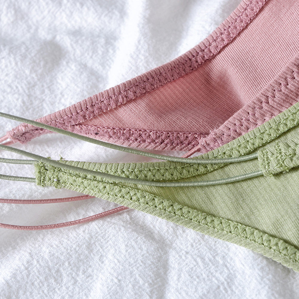 Sexy Cotton Thong Tangas Lingerie Strappy Low Waist