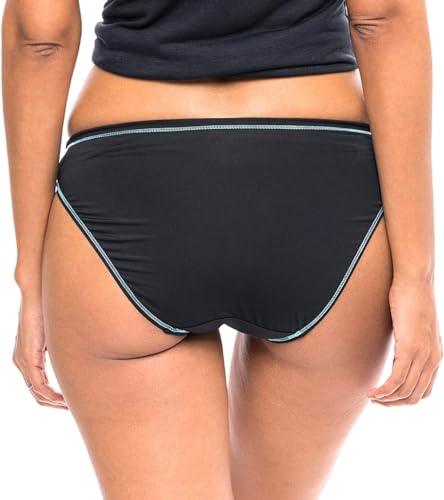 Sexy Basics Women’s 12 Pack Bikini Brief Panties | Ultra-Soft & Silky Nylon -Spandex Stretch Underwear