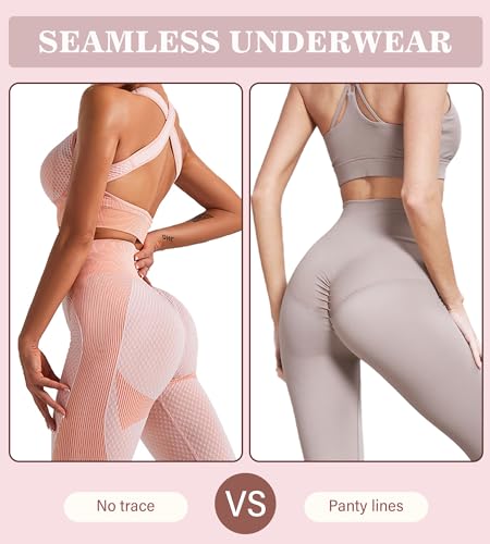 Seamless High Waisted Thongs 6 Pack Sexy Panties