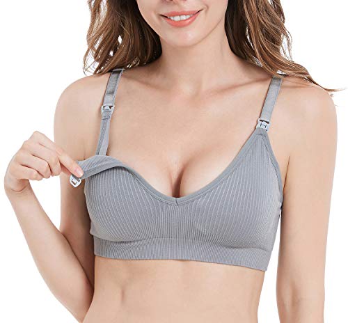 Suekaphin Nursing Bras 5-pack Deep V-Neck Maternity Sleeping