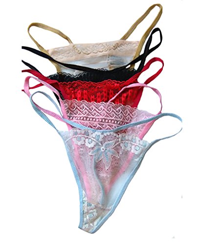 Bestyou Lace G-string T-back Thongs 10-Pack