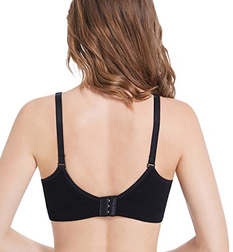 Suekaphin Nursing Bras 5-pack Deep V-Neck Maternity Sleeping