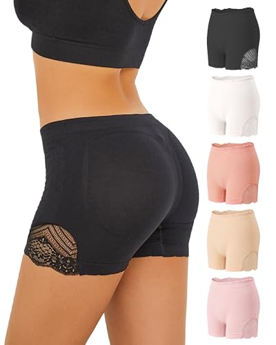 Boy Shorts Microfiber Underwear 5 Pack Sexy Panties