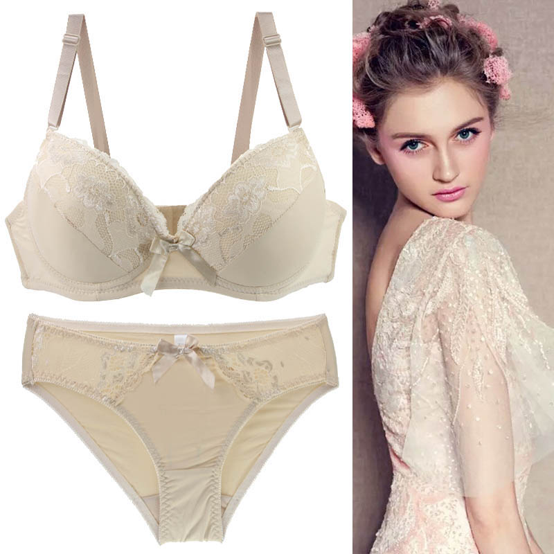 2021 Lace Push Up Bra Set & Thong lingerie