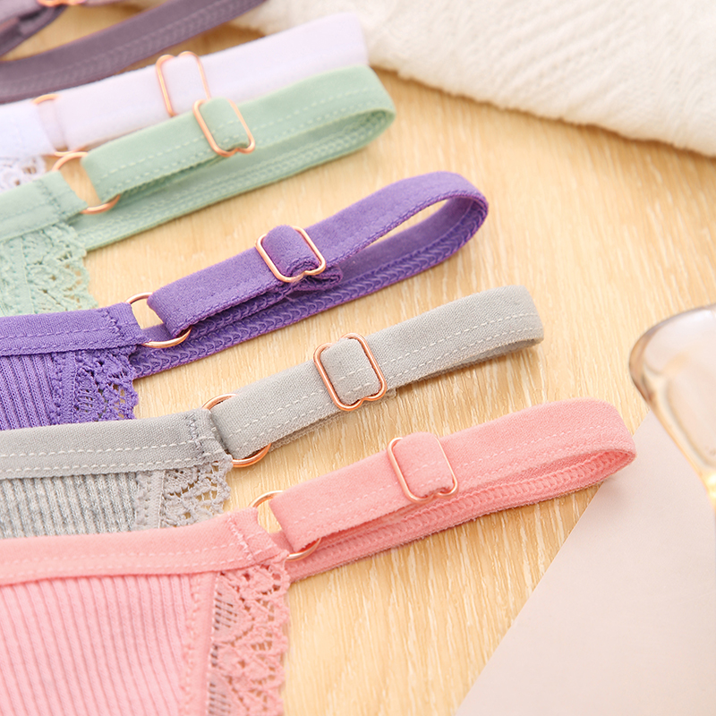 2PCS Lace Cotton Women's Sexy Thong Set S-XL