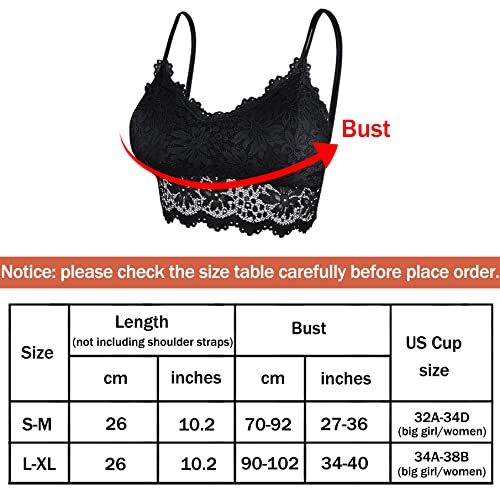 Lace Bandeau Bralette Set for Women and Girls