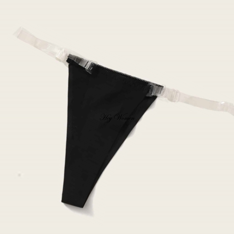 Transparent V-Waist Thong G-string Bikini Underwear