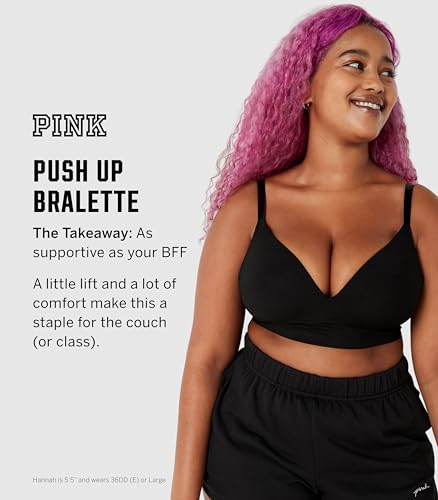 Victoria's Secret Pink Cropped Wireless Push Up Bra