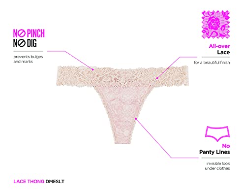 White Lace Thong Panties by Maidenform for Women