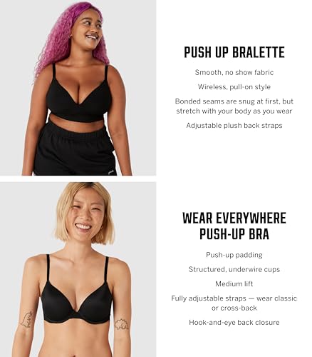 Victoria's Secret Pink Cropped Wireless Push Up Bra