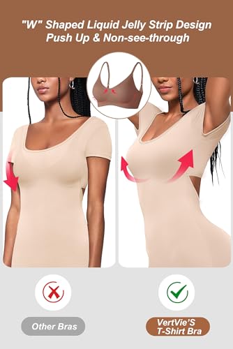 Vertvie Seamless Wireless Push Up Bralette Coffee