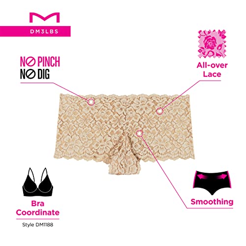 Maidenform Cheeky Panty 3-Pack in Black/Nude/Sunset