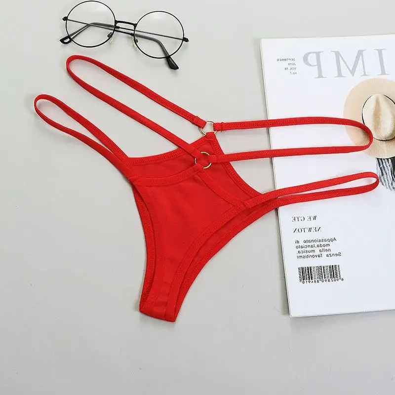 Women's Sexy Thin Strap G-String Lingerie Briefs
