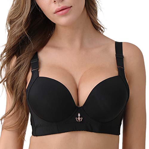 FallSweet Push Up T-shirt Bra Comfort Underwire Brassiere