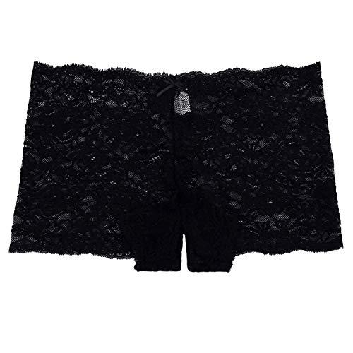 3-Pack Lace Boyshort Panties for Women in Regular & Plus Sizes