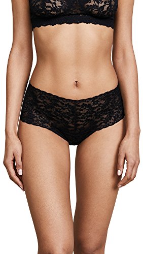 Black Lace Retro Thong by Hanky Panky, One Size