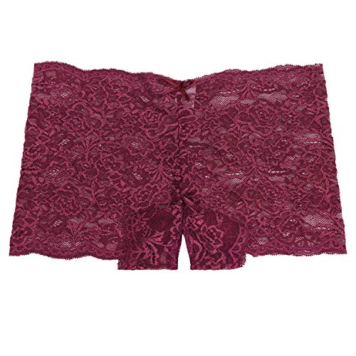 3-Pack Lace Boyshort Panties for Women in Regular & Plus Sizes