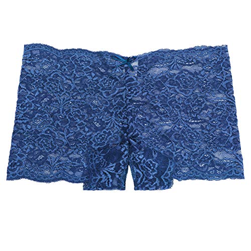 3-Pack Lace Boyshort Panties for Women in Regular & Plus Sizes