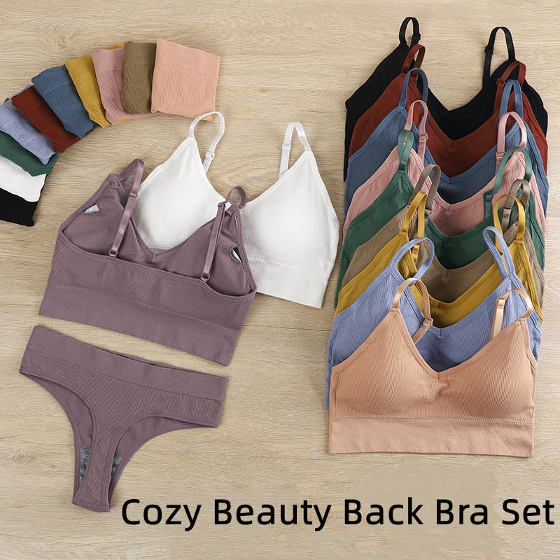 Sexy Push Up Bra Set with G-String Panties