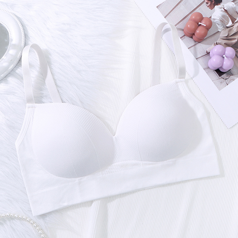 Women's Sexy G-String Bra Panties Crop Top Set