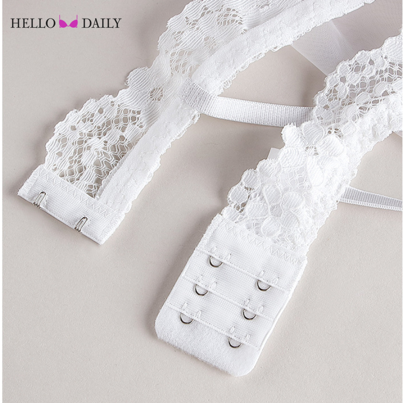 Transparent Sexy Lingerie Set with Wire-free Bra