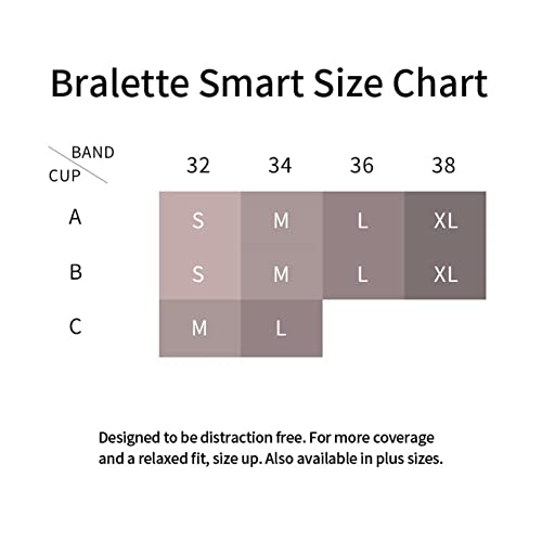 Varsbaby Women's Motive Cotton Unlined Bralette - Black/Gray