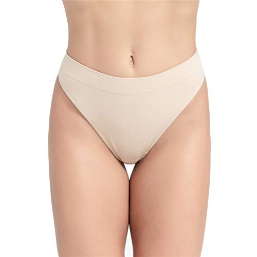GRANKEE Women's Seamless Thong Underwear 6 Pack