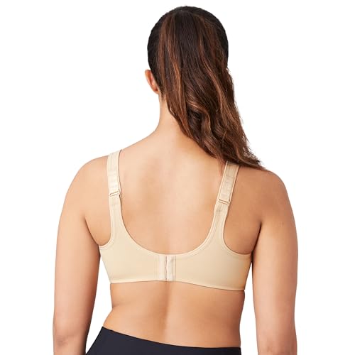 Wacoal Women's Full Support Underwire Sport Bra, Sand, 38DD