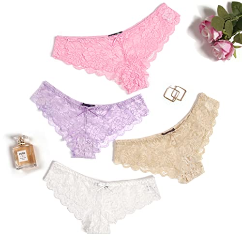 Multi-color lace bikini underwear pack by Avidlove