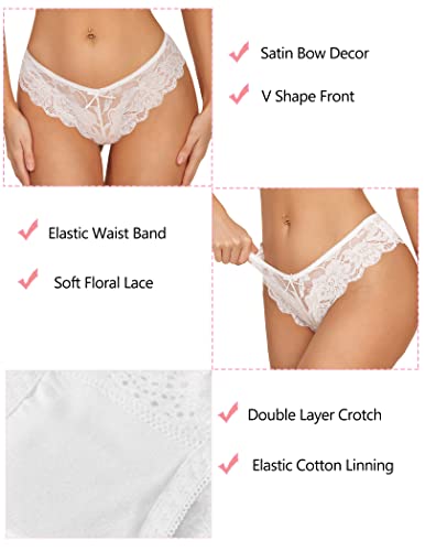 Multi-color lace bikini underwear pack by Avidlove