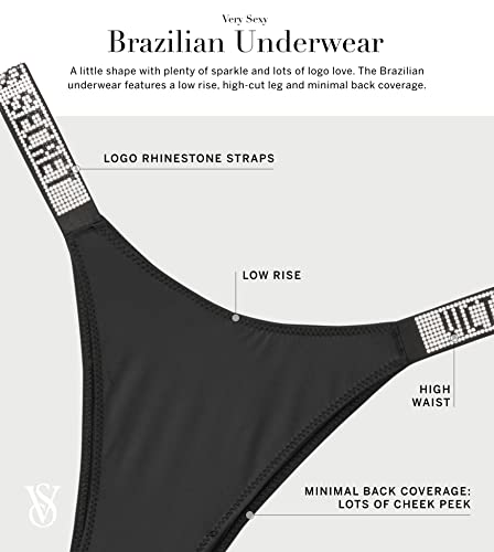 Victoria's Secret Very Sexy Black Brazilian Panty (S)