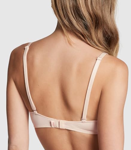Victoria's Secret Pink T-Shirt Bra, Lightly Lined, Beige
