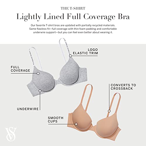 Victoria's Secret Cotton T-Shirt Bra, Lightly Lined, Full Coverage
