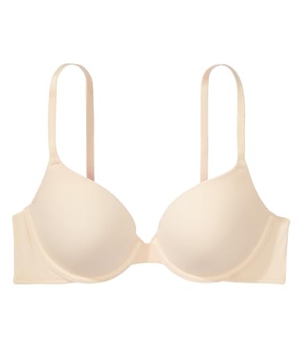 Victoria's Secret Pink T-Shirt Bra, Lightly Lined, Beige