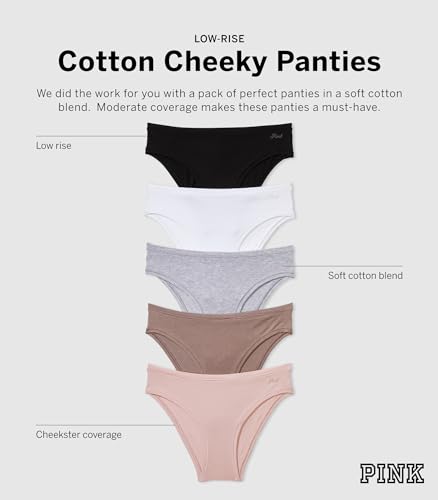 Assorted Victoria's Secret PINK Cotton Cheekster Panty Pack