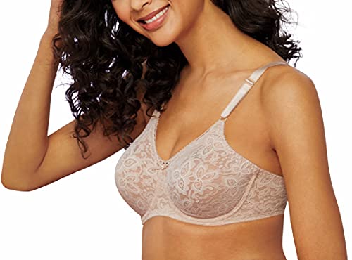 Bali Women's Lace and Smooth Underwire Bra, Rosewood, 38D