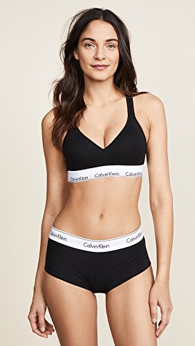 Calvin Klein Modern Cotton Boyshort Panty, Black, X-Small