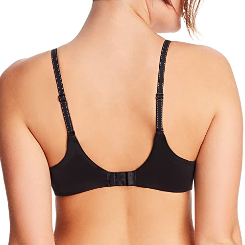 Maidenform Women's Comfort Devotion Embellished Bra, Black/Body Beige,38C
