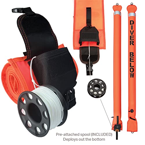 XS Scuba Quick Launch Marker Buoy - Orange