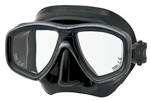 Tusa CEOS Scuba Diving Mask M-212QB-BK - Black