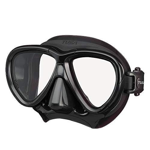 TUSA M-2004 Intega Scuba Diving Mask, Black/Black