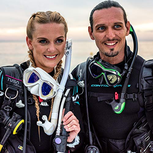 TUSA SP-170 Platina Hyperdry II Snorkel, Ocean Green