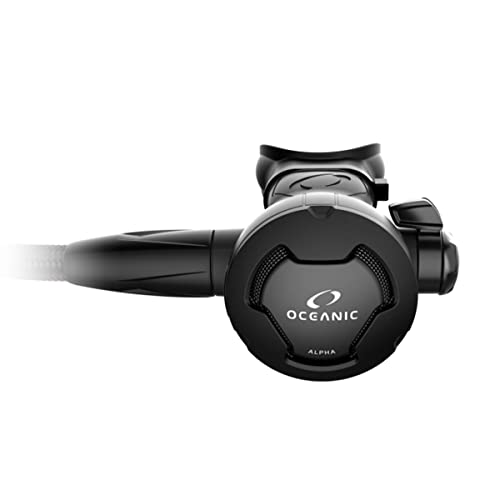 Alpha 10 Second Stage Scuba Diving Regulator Black