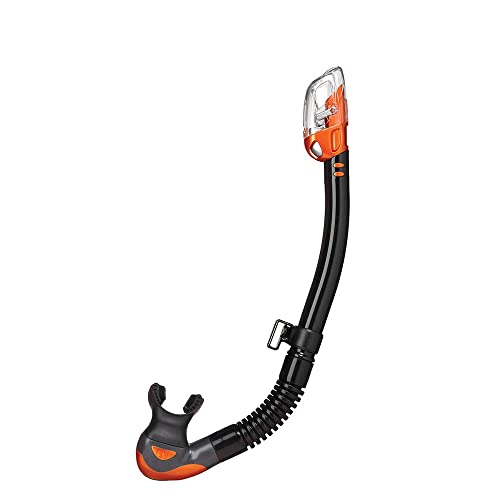TUSA SP-0101 Hyperdry Elite II Snorkel - Black/Energy Orange