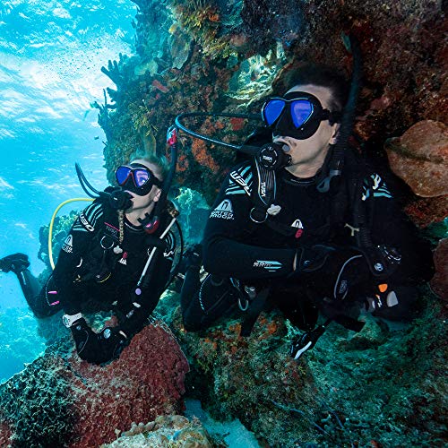 TUSA SP-0101 Hyperdry Elite II Snorkel - Black/Energy Orange