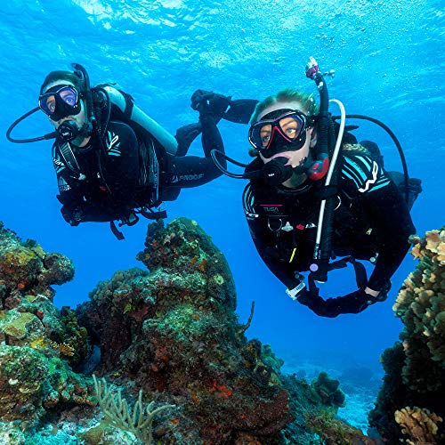 TUSA SP-0101 Hyperdry Elite II Snorkel - Black/Energy Orange